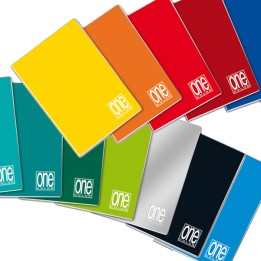 Maxiquaderno One Color - A4 - 1 rigo - 20+1 fogli - 80 gr - Blasetti