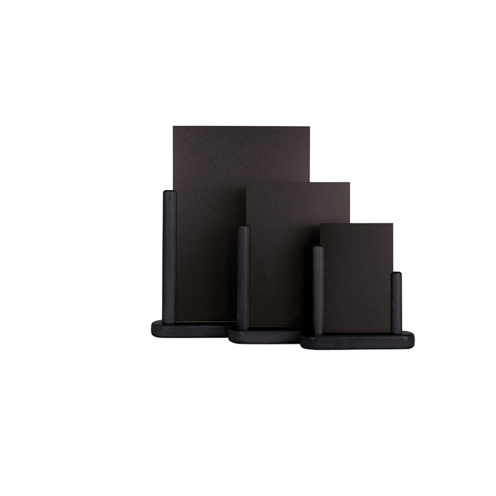 Lavagna da tavolo Elegant - A5 - 20 x 23 x 6 cm - nero - Securit