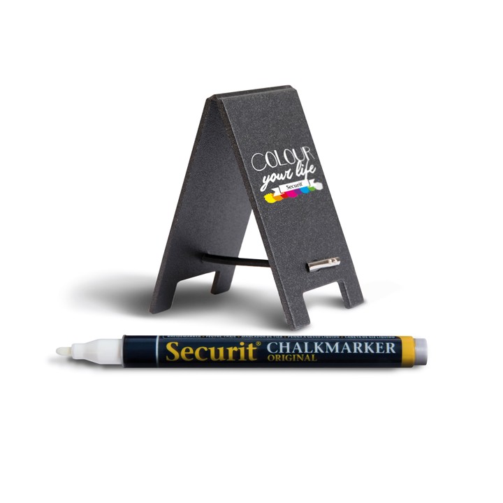 Lavagnette segnaposto - 8,5 x 5 cm - Securit - set 5 pezzi