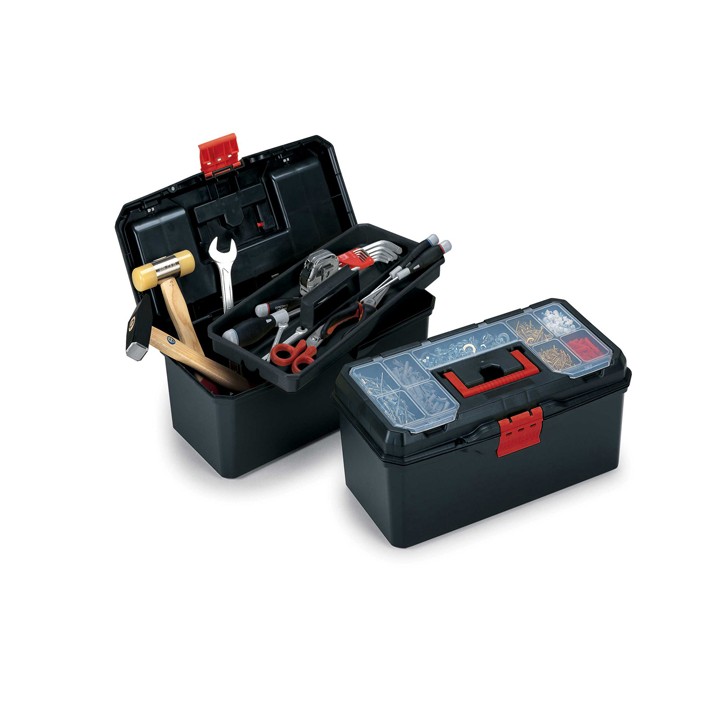 Valigetta portautensili ToolCase 16" - 40 x 21 x 17,5 cm - PPL - nero - Terry