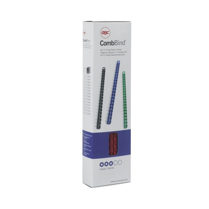 Dorsi spirale - 21 anelli - 12 mm - blu - GBC - conf. 100 pezzi