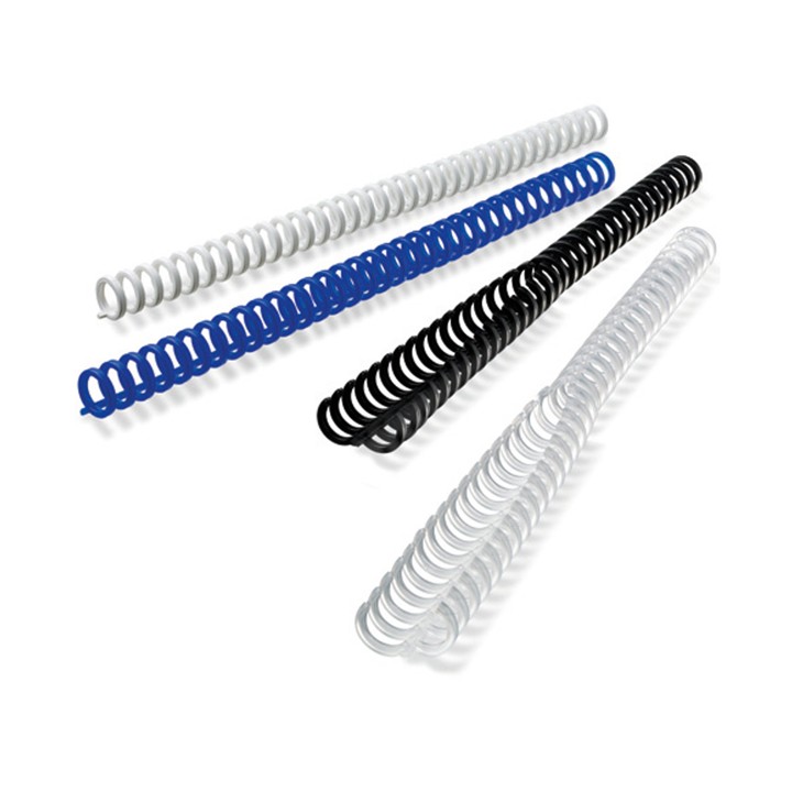 Dorsi ClickBind - riapribili - 8 mm - bianco - Ibico - conf. 50 pezzi