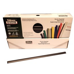 Dorsetti tondi per rilegatura - 3 mm - nero - Fellowes - scatola 50 pezzi
