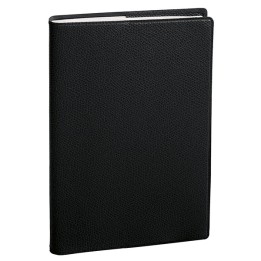 Agenda settimanale Trinote 2027 - copertina Impala - 18 x 24 cm - nero - Quo Vadis