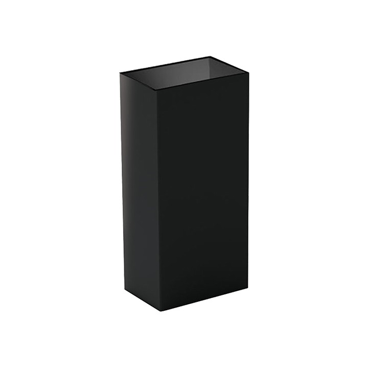Contenitore gettacarte Bob Color - 30 x 20 x 70 cm - 42 L - metallo - nero - Medial
