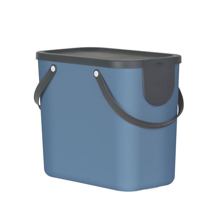 Pattumiera Albula - 25 L - blu horizon - Rotho