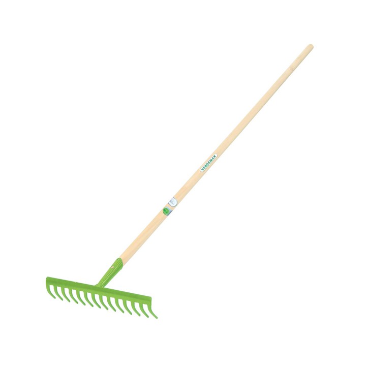 Rastrello 14 denti -  manico 130 cm - Verdemax