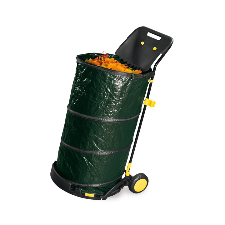 Carrello raccoglifoglie Pop-Up - 150 L - acciaio/PE - Garden Friend