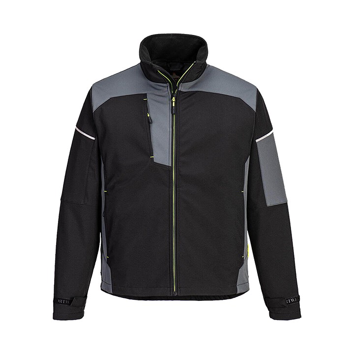 Giacca da lavoro Softshell Texpel™ Splash Eco - XL - nero/grigio - Portwest